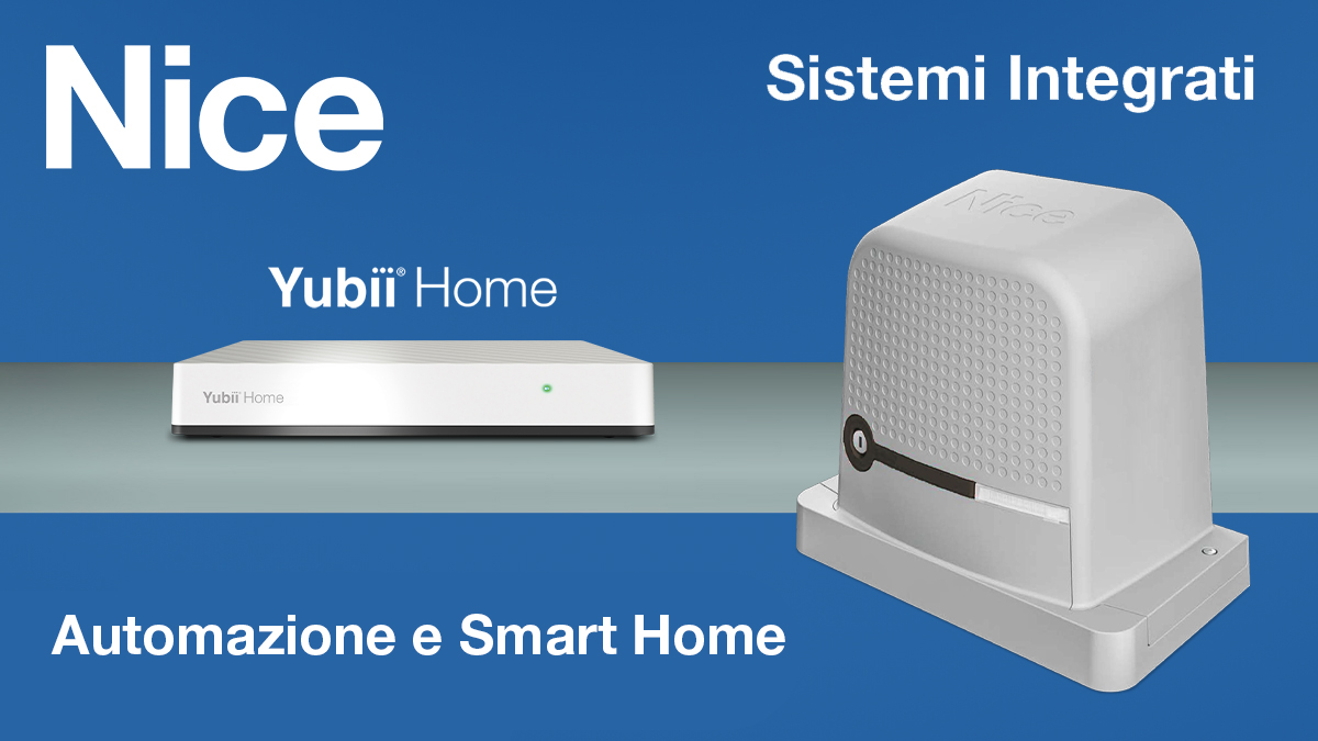 Offerte su Automazione e Smart Home a marchio Nice. Scopri di più.